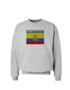 Ecuador Flag Sweatshirt-Sweatshirts-TooLoud-AshGray-Small-Davson Sales