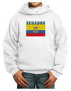 Ecuador Flag Youth Hoodie Pullover Sweatshirt-Youth Hoodie-TooLoud-White-XS-Davson Sales