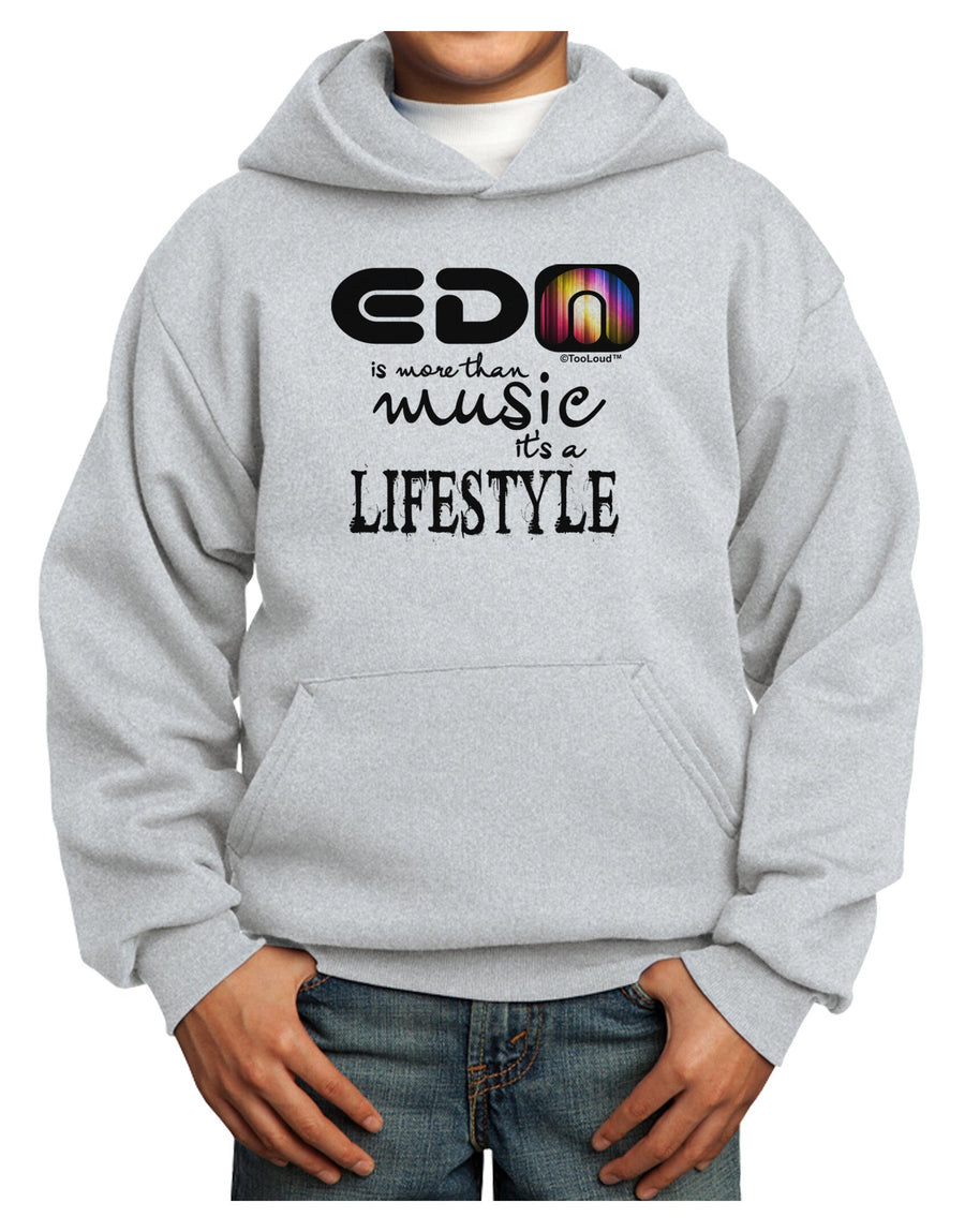 EDM - A Lifestyle Youth Hoodie Pullover Sweatshirt-Youth Hoodie-TooLoud-White-XS-Davson Sales