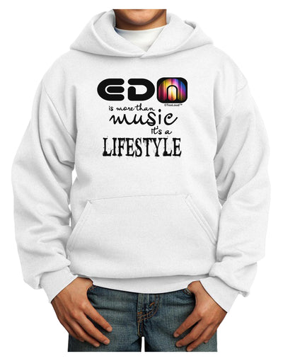 EDM - A Lifestyle Youth Hoodie Pullover Sweatshirt-Youth Hoodie-TooLoud-White-XS-Davson Sales