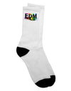 EDM Adult Crew Socks for Vibrant Paint Enthusiasts - TooLoud-Socks-TooLoud-White-Ladies-4-6-Davson Sales