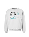 EDM Cord Blue Sweatshirt-Sweatshirts-TooLoud-White-Small-Davson Sales