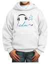 EDM Cord Blue Youth Hoodie Pullover Sweatshirt-Youth Hoodie-TooLoud-White-XS-Davson Sales