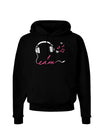 EDM Cord Pink Dark Hoodie Sweatshirt-Hoodie-TooLoud-Black-Small-Davson Sales