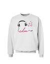 EDM Cord Pink Sweatshirt-Sweatshirts-TooLoud-White-Small-Davson Sales