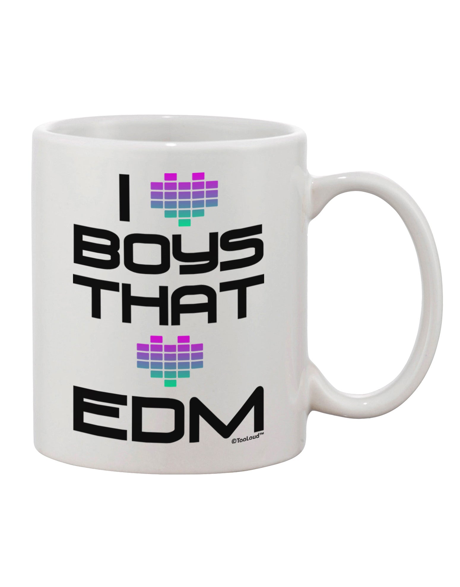EDM Enthusiast's 11 oz Printed Coffee Mug - TooLoud-11 OZ Coffee Mug-TooLoud-White-Davson Sales
