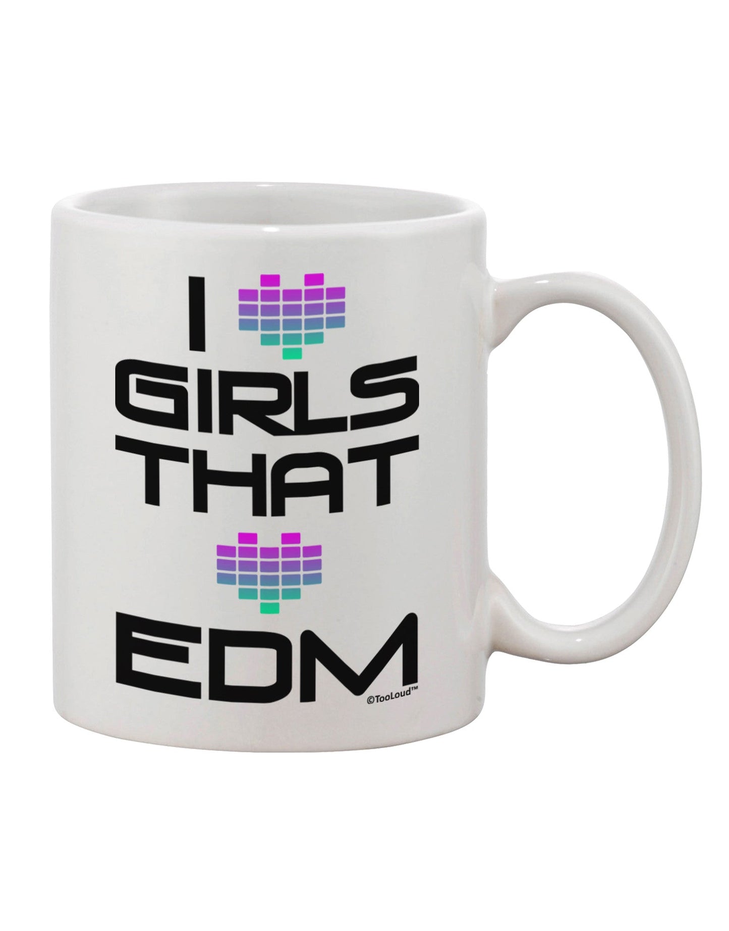 EDM Enthusiast's Delight - 11 oz Printed Coffee Mug - TooLoud-11 OZ Coffee Mug-TooLoud-White-Davson Sales
