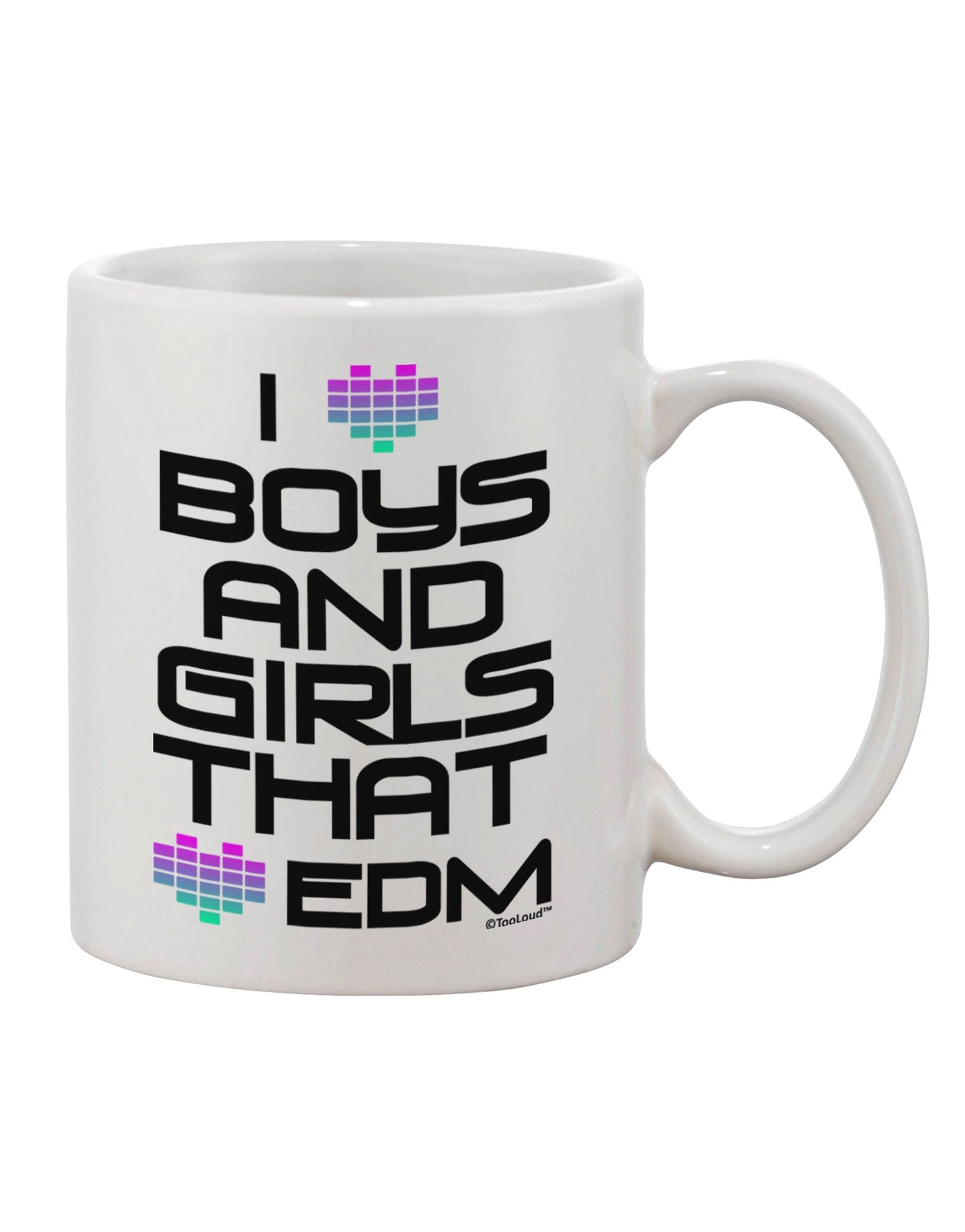 EDM Enthusiast's Delight - 11 oz Printed Coffee Mug TooLoud-11 OZ Coffee Mug-TooLoud-White-Davson Sales
