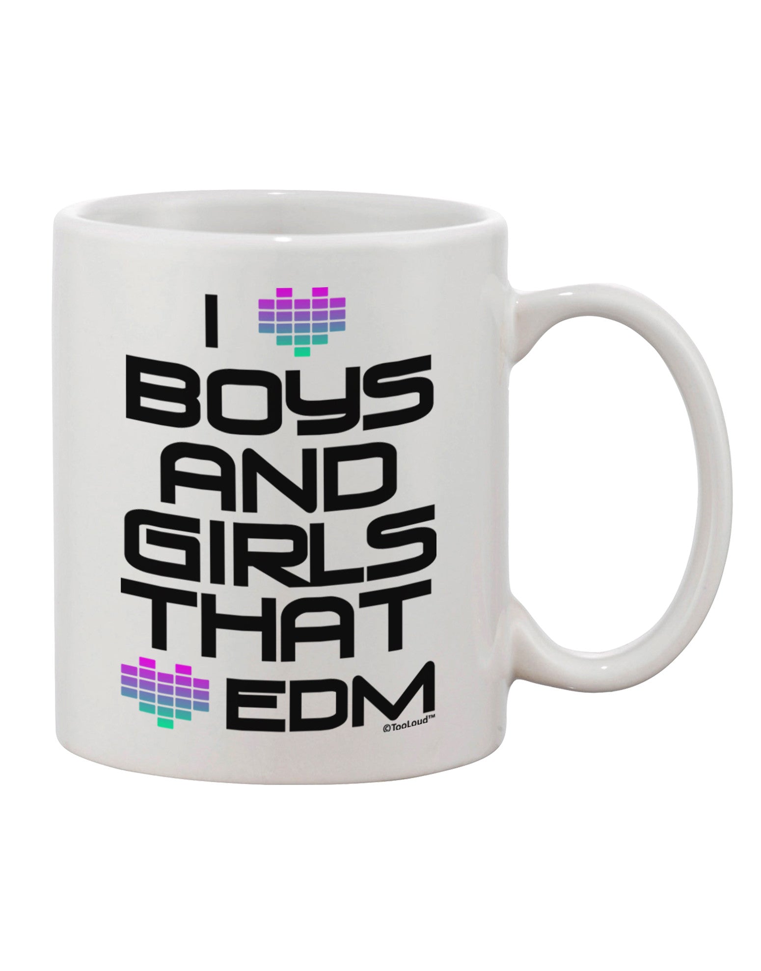 EDM Enthusiast's Delight - 11 oz Printed Coffee Mug TooLoud-11 OZ Coffee Mug-TooLoud-White-Davson Sales