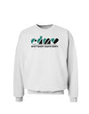 EDM Heart Black Sweatshirt-Sweatshirts-TooLoud-White-Small-Davson Sales