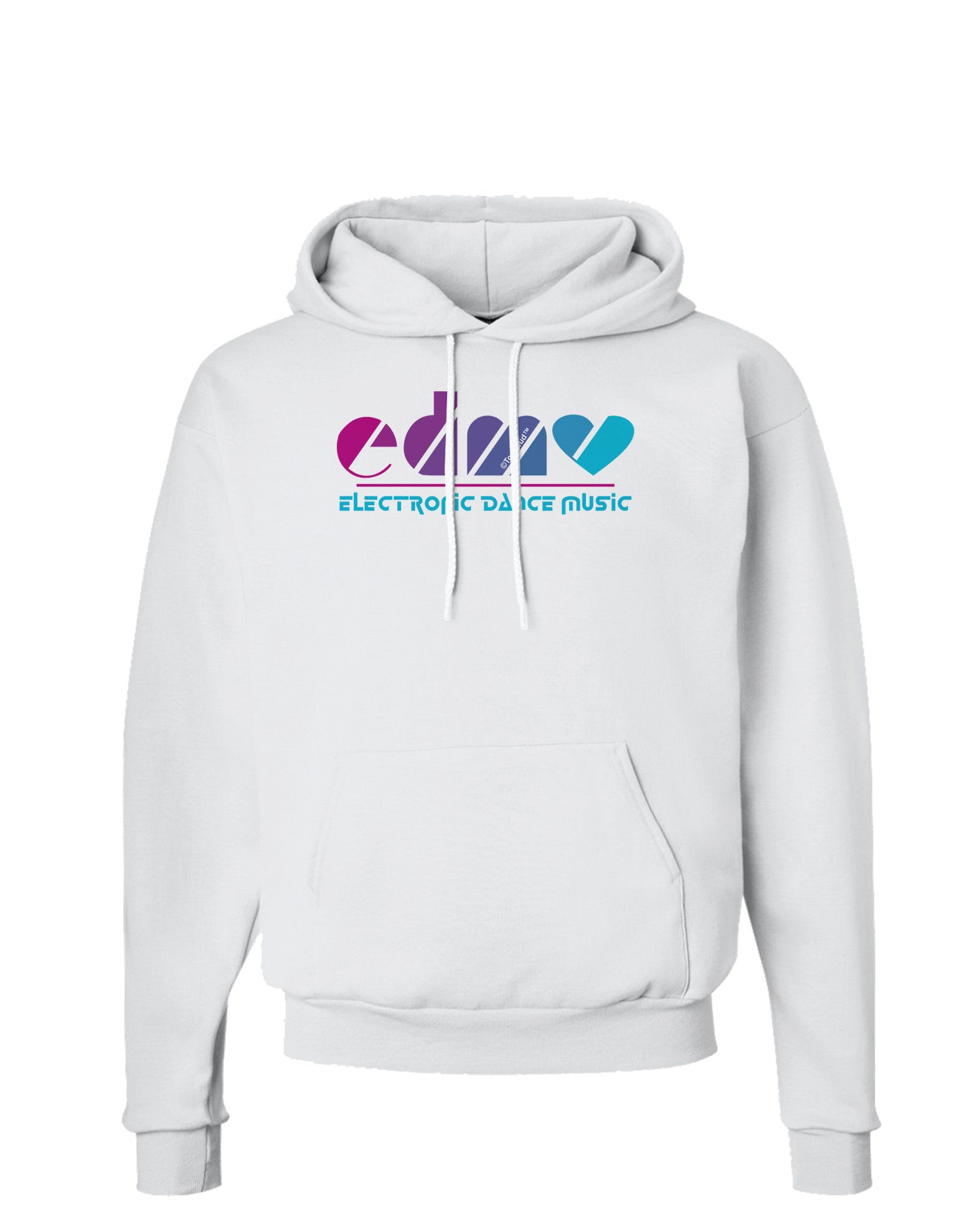 EDM Heart Hoodie Sweatshirt-Hoodie-TooLoud-White-Small-Davson Sales