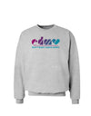 EDM Heart Sweatshirt-Sweatshirts-TooLoud-AshGray-Small-Davson Sales