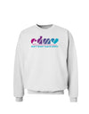 EDM Heart Sweatshirt-Sweatshirts-TooLoud-White-Small-Davson Sales