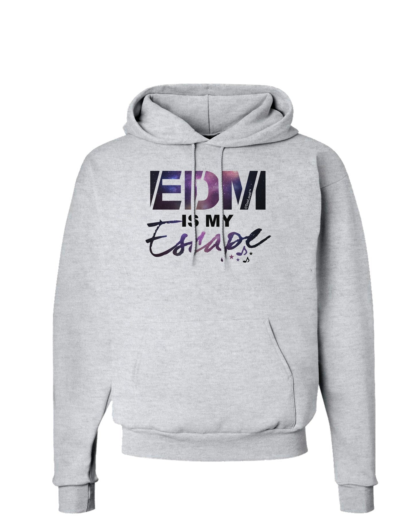 EDM Is My Escape Hoodie Sweatshirt-Hoodie-TooLoud-AshGray-Small-Davson Sales