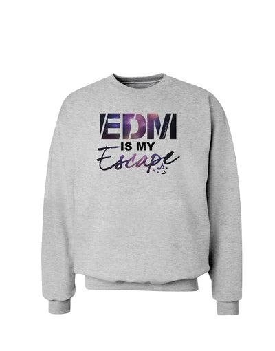 EDM Is My Escape Sweatshirt-Sweatshirts-TooLoud-AshGray-Small-Davson Sales