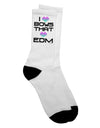 EDM Lover's Adult Crew Socks - TooLoud-Socks-TooLoud-White-Ladies-4-6-Davson Sales