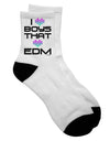 EDM Lover's Adult Short Socks - TooLoud-Socks-TooLoud-White-Ladies-4-6-Davson Sales