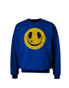 EDM Smiley Face Adult Dark Sweatshirt by TooLoud-Sweatshirts-TooLoud-Deep-Royal-Blue-Small-Davson Sales