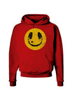 EDM Smiley Face Dark Hoodie Sweatshirt by TooLoud-Hoodie-TooLoud-Red-Small-Davson Sales