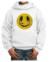 EDM Smiley Face Youth Hoodie Pullover Sweatshirt by TooLoud-Youth Hoodie-TooLoud-White-XS-Davson Sales