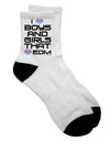EDM-themed Adult Short Socks for Boys and Girls who Love Music - TooLoud-Socks-TooLoud-White-Ladies-4-6-Davson Sales