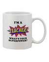 Educator - Empowering Printed 11 oz Coffee Mug - TooLoud-11 OZ Coffee Mug-TooLoud-White-Davson Sales