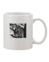 Eerie Black Bear Designed 11 oz Coffee Mug - TooLoud-11 OZ Coffee Mug-TooLoud-White-Davson Sales