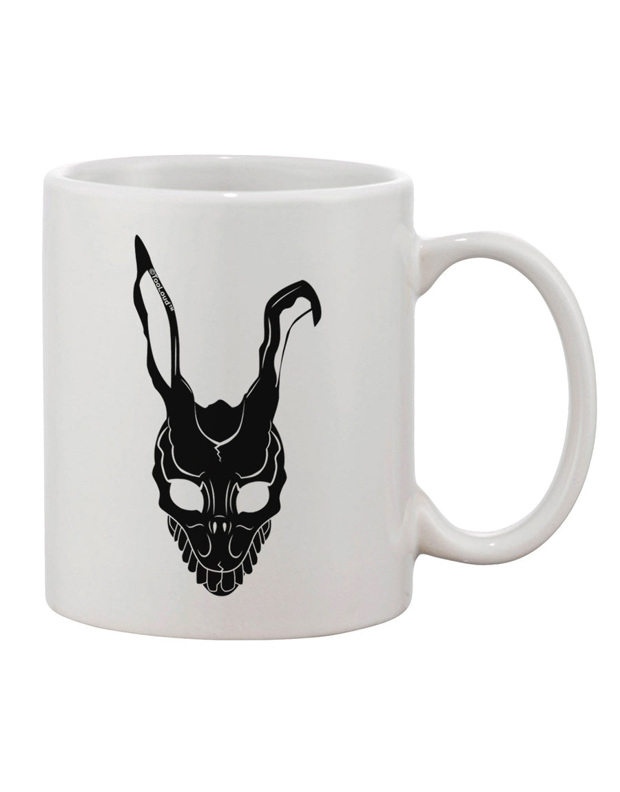 Eerie Rabbit Visage - Sleek Black 11 oz Coffee Mug - TooLoud-11 OZ Coffee Mug-TooLoud-White-Davson Sales