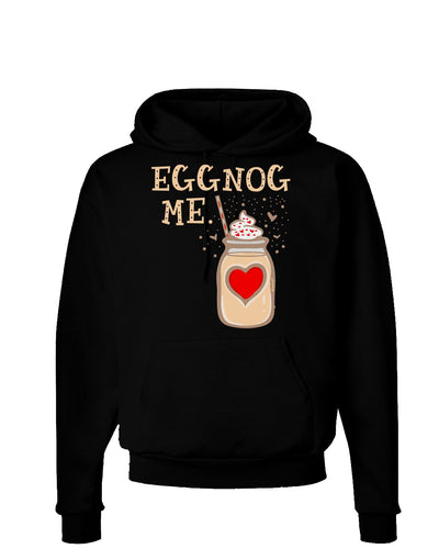 Eggnog Me Hoodie Sweatshirt-Hoodie-TooLoud-Black-Small-Davson Sales