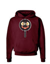 Eggs and Bacon Smiley Face Dark Hoodie Sweatshirt by TooLoud-Hoodie-TooLoud-Maroon-Small-Davson Sales