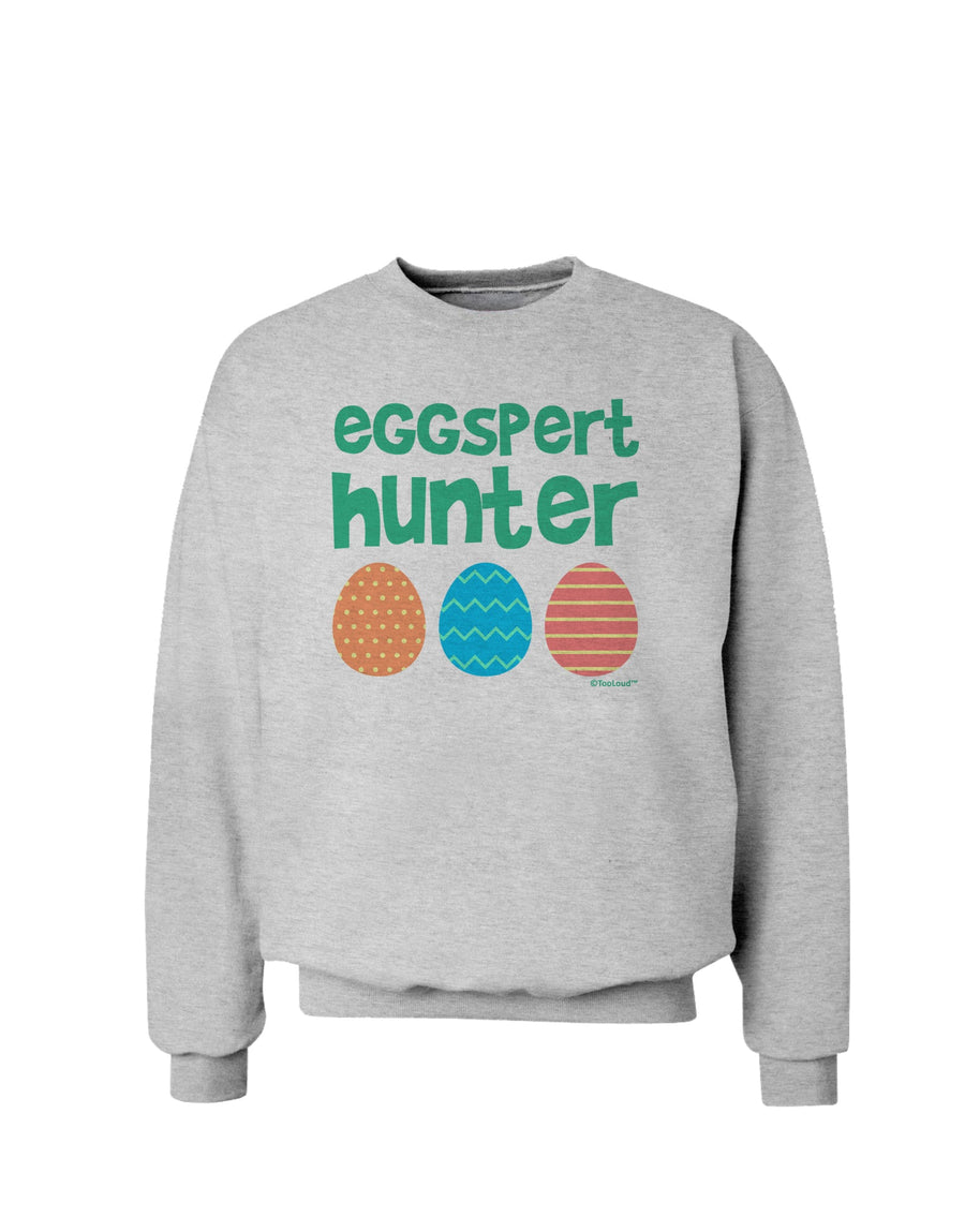 Eggspert Hunter - Easter - Green Sweatshirt by TooLoud-Sweatshirts-TooLoud-White-Small-Davson Sales