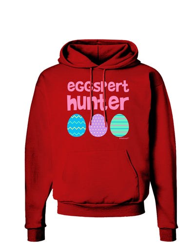 Eggspert Hunter - Easter - Pink Dark Hoodie Sweatshirt by TooLoud-Hoodie-TooLoud-Red-Small-Davson Sales