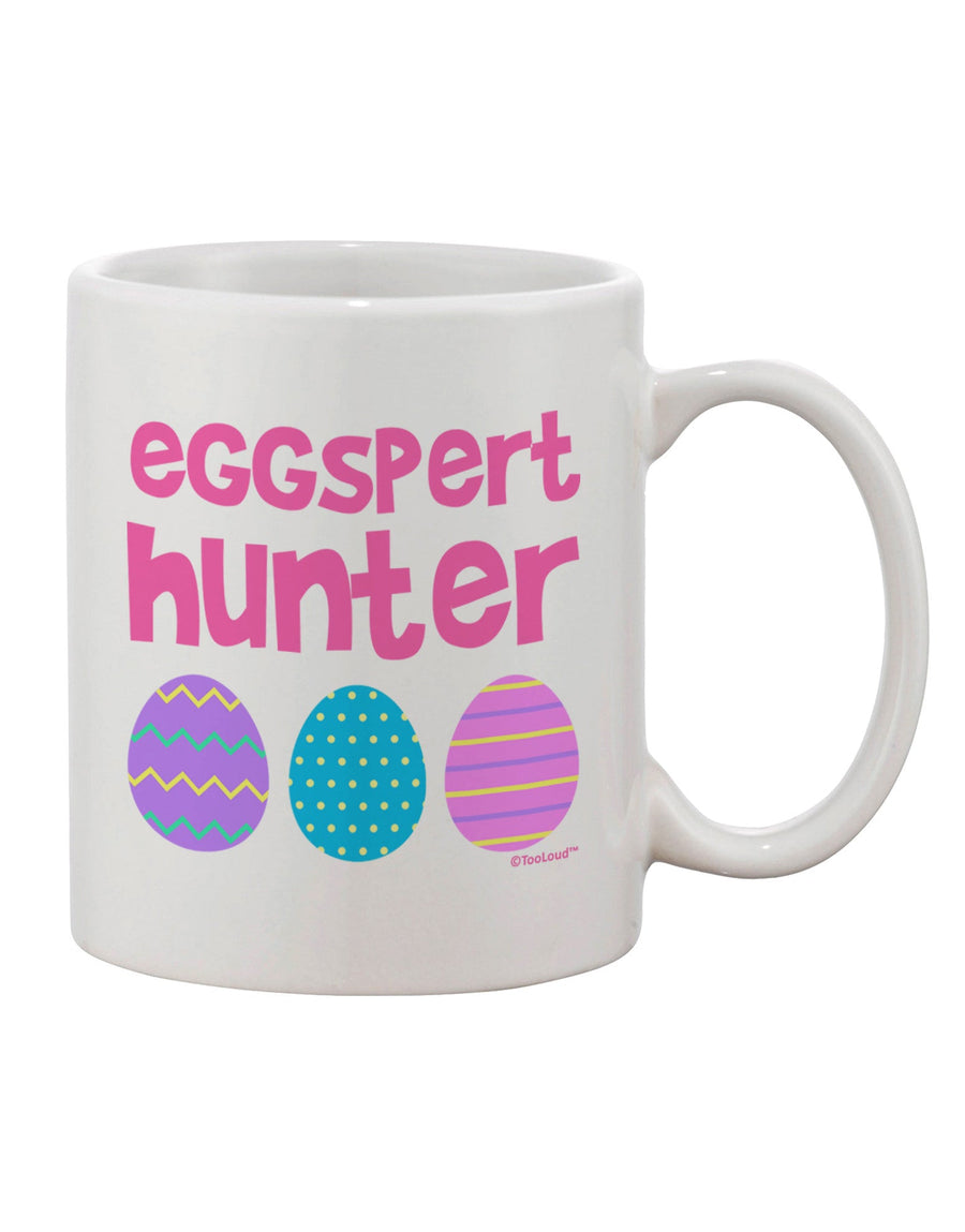 Eggspert Hunter Easter Pink Printed 11 oz Coffee Mug - Expertly Crafted Drinkware-11 OZ Coffee Mug-TooLoud-White-Davson Sales