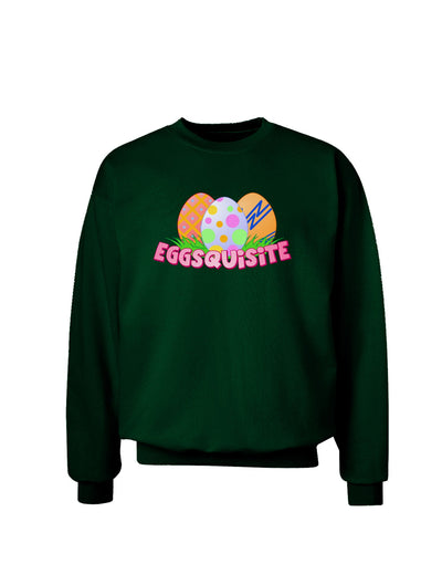 Eggsquisite Adult Dark Sweatshirt-Sweatshirts-TooLoud-Deep-Forest-Green-Small-Davson Sales