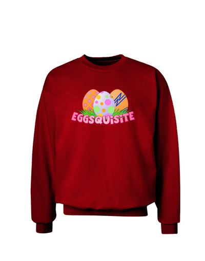 Eggsquisite Adult Dark Sweatshirt-Sweatshirts-TooLoud-Deep-Red-Small-Davson Sales