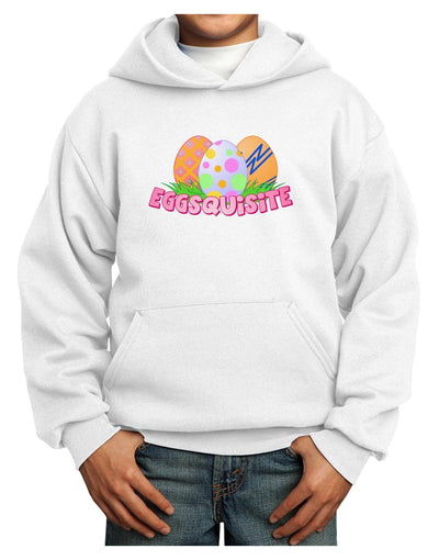 Eggsquisite Youth Hoodie Pullover Sweatshirt-Youth Hoodie-TooLoud-White-XS-Davson Sales