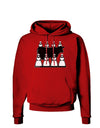 Eight Maids A Milking Dark Hoodie Sweatshirt-Hoodie-TooLoud-Red-Small-Davson Sales