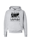 Eight Maids A Milking Text Hoodie Sweatshirt-Hoodie-TooLoud-AshGray-Small-Davson Sales