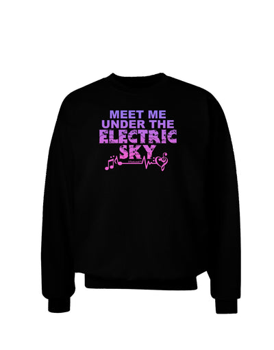 Electric Sky Color Adult Dark Sweatshirt-Sweatshirts-TooLoud-Black-Small-Davson Sales