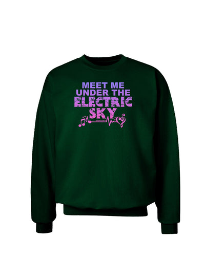 Electric Sky Color Adult Dark Sweatshirt-Sweatshirts-TooLoud-Deep-Forest-Green-Small-Davson Sales