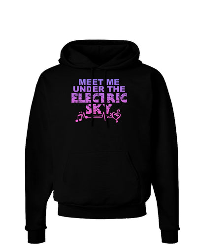 Electric Sky Color Dark Hoodie Sweatshirt-Hoodie-TooLoud-Black-Small-Davson Sales