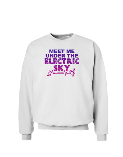 Electric Sky Color Sweatshirt-Sweatshirts-TooLoud-White-Small-Davson Sales