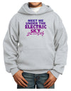 Electric Sky Color Youth Hoodie Pullover Sweatshirt-Youth Hoodie-TooLoud-Ash-XS-Davson Sales