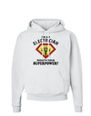 Electrician - Superpower Hoodie Sweatshirt-Hoodie-TooLoud-White-Small-Davson Sales