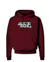 Electro House Bolt Dark Hoodie Sweatshirt-Hoodie-TooLoud-Maroon-Small-Davson Sales