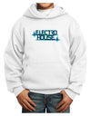 Electro House Bolt Youth Hoodie Pullover Sweatshirt-Youth Hoodie-TooLoud-White-XS-Davson Sales