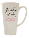 Elegant 16 Ounce Conical Latte Coffee Mug for the Father of the Bride - TooLoud-Conical Latte Mug-TooLoud-White-Davson Sales