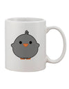 Elegant and Charming Chick Design - Sleek Black 11 oz Coffee Mug by TooLoud-11 OZ Coffee Mug-TooLoud-White-Davson Sales