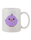 Elegant and Charming Purple Printed 11 oz Coffee Mug - Crafted by a Drinkware Expert-11 OZ Coffee Mug-TooLoud-White-Davson Sales