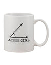 Elegant and Chic Acute Girl Printed 11 oz Coffee Mug - TooLoud-11 OZ Coffee Mug-TooLoud-White-Davson Sales